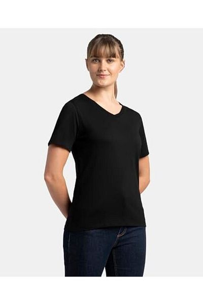 JOCKEY Atheisure-Womens V-N T-Shirts AW89-0105-BRANDED APRICOT