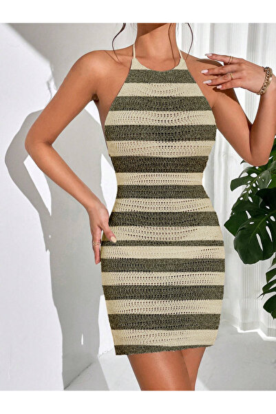 my cherie Double Pack Striped Knitwear Pareo Set Advantageous Product