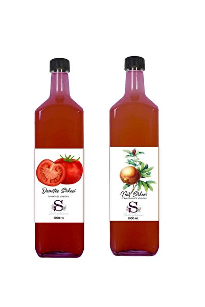 Süheylaana Doğal Domates Sirkesi 1000 Ml - Doğal Nar Sirkesi 1000 Ml