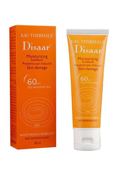 Disaar كريم واقي من الشمس مرطب حراري بعامل حماية من الشمس 60، 80 مل