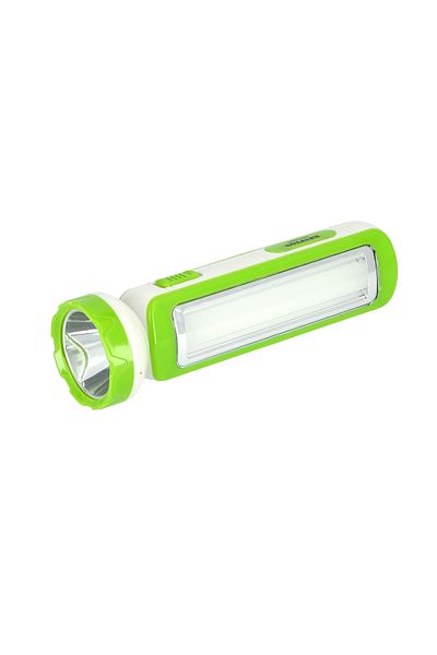 KRYPTON 12 Pcs High Power Led Rechargeable Flashlight & Lantern, Solar/ac Powered, Perfect For Outdoor Use