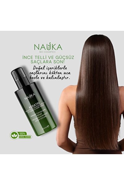 nauka KERATIN&BIOACTIVE COLLAGEN PEPTIDE & B COMPLEX HAIR SERUM
