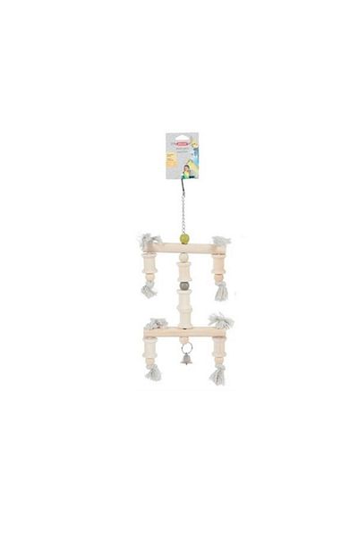 Zolux Wooden Toy Paco For Parrots/large Parakeets Pack Of 2