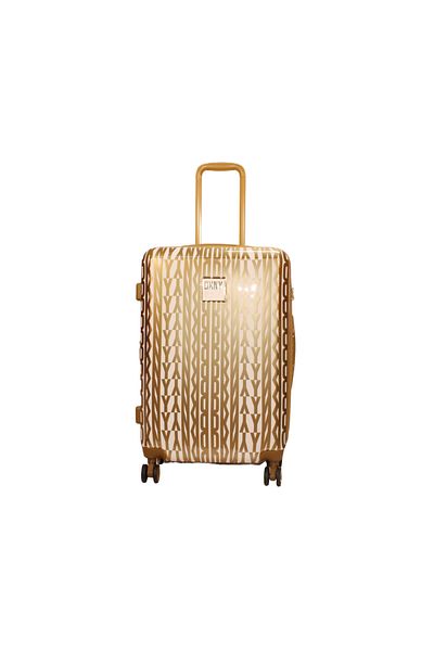 Dkny Glitz Glam Hardside Trolley Bag with 4 Spinner Wheels, ABS+PC Case Luggage with TSA Lock