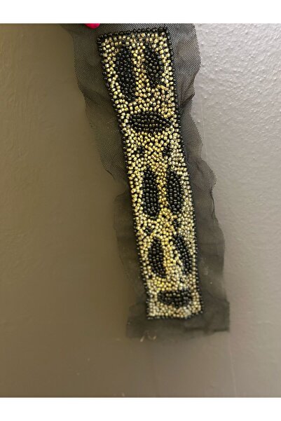 Gönülden Tasarım PERLE ZA RADOVANJE L Sa leopard dezenom ORUŽANA ŠIVAĆA APLIK...