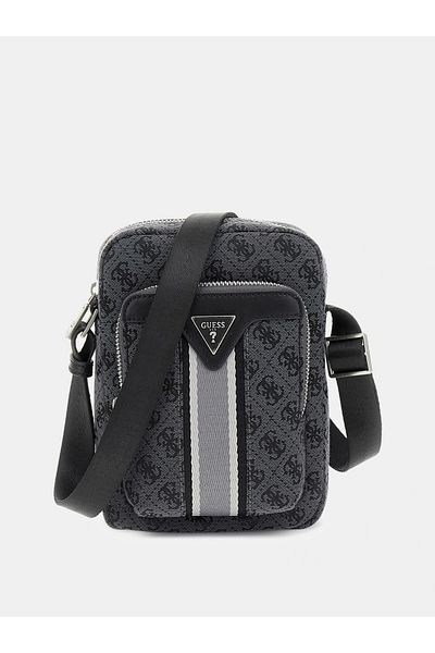 Guess Geantă de umăr pentru bărbați Milano Xbody W cu buzunar frontal Hmmıstp5163-cbl
