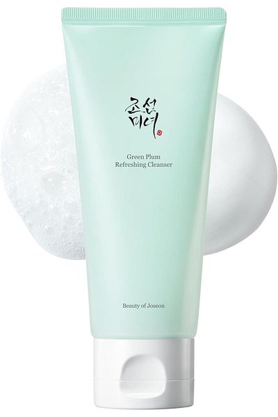 Beauty of Joseon جل منظف منعش برائحة البرقوق الأخضر، منظف عميق للمسام، غسول للوجه لعلاج حب الشباب، أسود