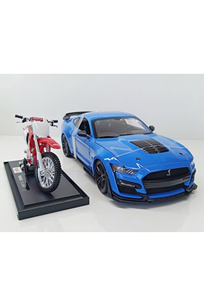 Maisto Dianomi// maisto 1:18 ölçek 2020 SHELBY GT 500// 1:18 YAMAHA YZ 450 F