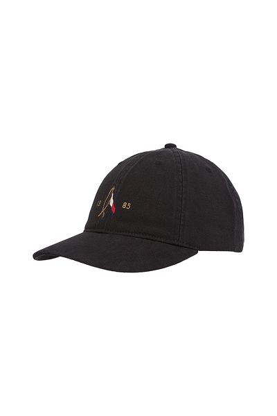 Tommy Hilfiger Tommy Hilfiger Men Black Seasonal Flag Wash 6 Cap