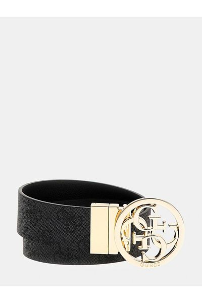 Guess Noelle Adj & Rev Pant Belt H35 Dámský antracitový pásek Bw9166p4235-clo