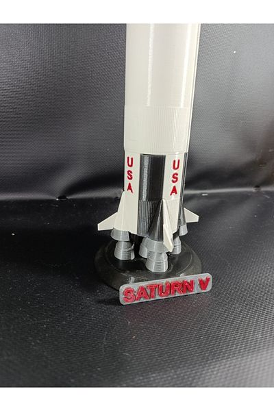 3by Saturn V Rocket 3D Model