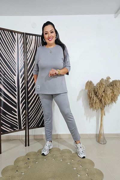 xlargebutik Plus Size Clothing Fabric Flexible Lycra Comfortable a Set of Comfortable