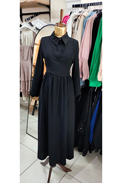 Serra فستان حجاب أسود نسائي