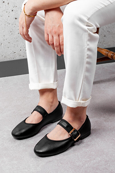 Melek Tuna Жіночі балетки, балетки з ремінцем, легка зручна підошва, стильні ...