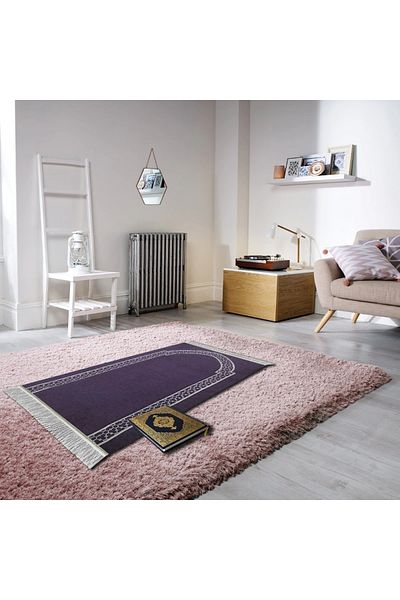 BACK COMFORT Al-Huda Memory Foam Prayer Rug 2.5 cm Thickness Luxury Memory Foam Prayer Rug