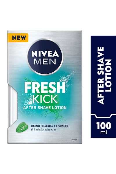 NIVEA Men Fresh Kick After Shave Lotion 100ml Cooling & Refreshing Care