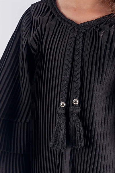 vestitino Kız Çocuk Elbise Piliseli Şık