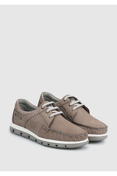 Provoq Gray Leather Men's Shoes