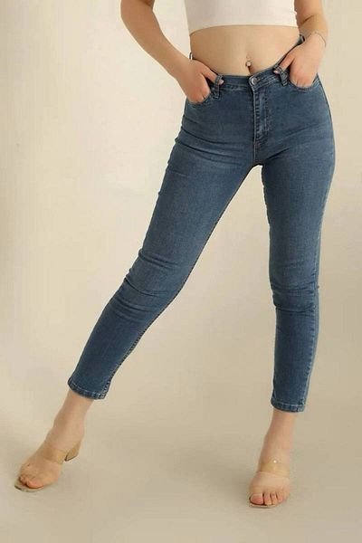 JANSO GROUP -Women's Medium Blue Skinny Jeans Plus Size