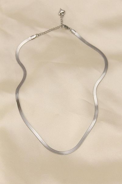 DuhaDTM Steel Silver Necklace 45cm