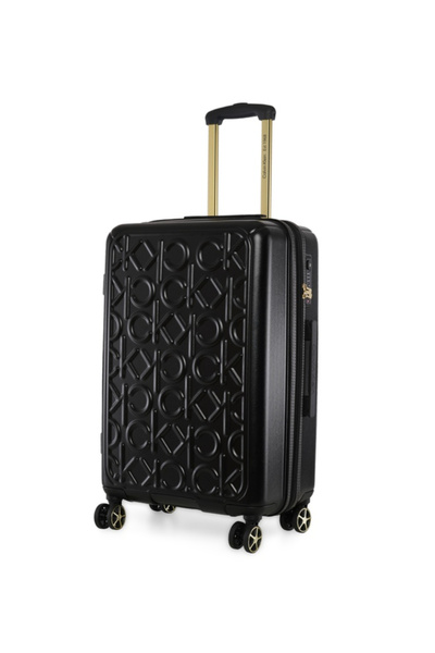 Calvin Klein Fly Control Hardside Trolley Bag with 4 Spinner Wheels, ABS+PC Case Luggage with TSA Lock