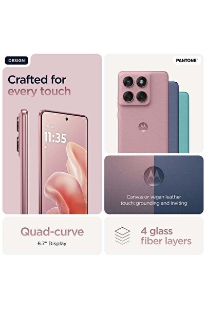 Motorola Edge 60 Fusion 5G Dual SIM Pantone Zephyr 12GB RAM 256GB - Middle East Version