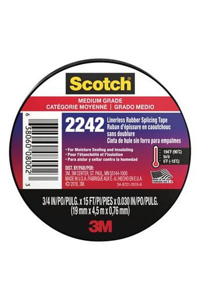 3M Scotch Rubber Electrical Tape (19 mm x 4.5 m)