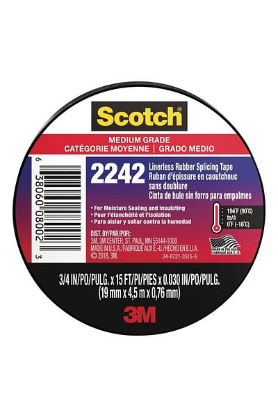 3M Scotch Rubber Electrical Tape (19 mm x 4.5 m)