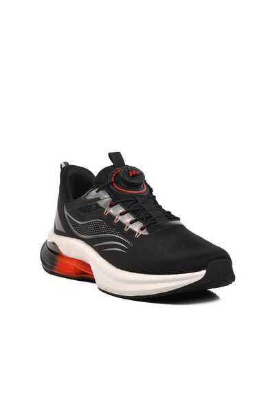 WALKWAY 25400 m Black Fish Tape Laced Men's Sports Shoes