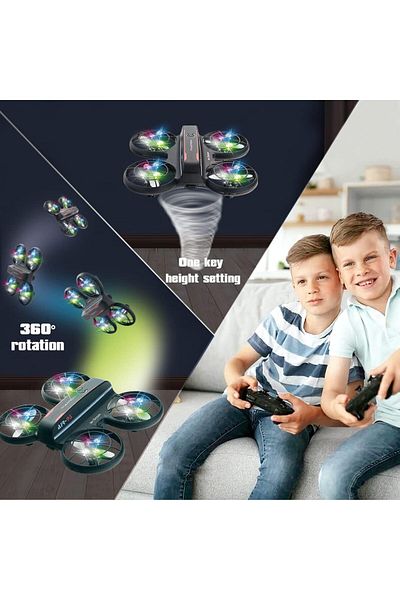 COOYA RC Drone,with Altitude Hold & Headless Mode,Quadcopter,Propeller Full Protect,Kids Gifts Toys