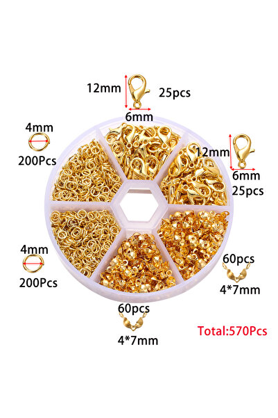 Choice الطراز 01 210-400 قطعة/صندوق مجموعات صنع المجوهرات مشبك جراد البحر حلق...