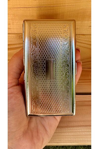 panda hediyelik Metal Uzun Slim Tütün Tabakası 1