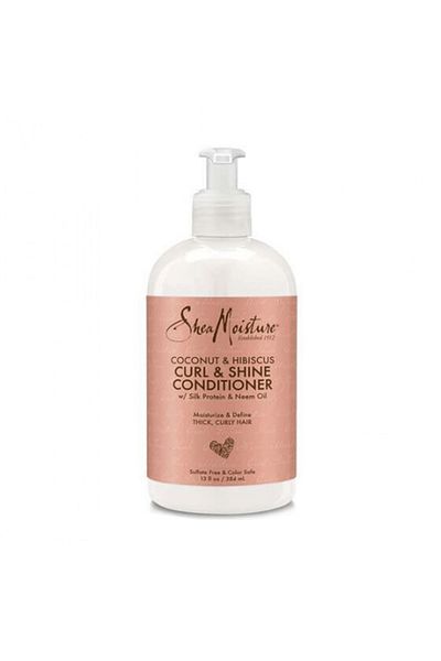 Shea Moisture Coconut & Hibiscus & Curl & Shine Conditioner - 384ml