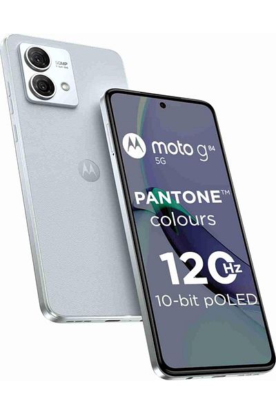 Motorola Moto G84 5G, Dual SIM 8GB RAM 256GB ROM, Marshmallow Blue - International Version