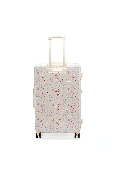Calvin Klein Terrazzo Island Hardside Trolley Bag with 4 Spinner Wheels, ABS+PC Case Luggage with TSA Lock