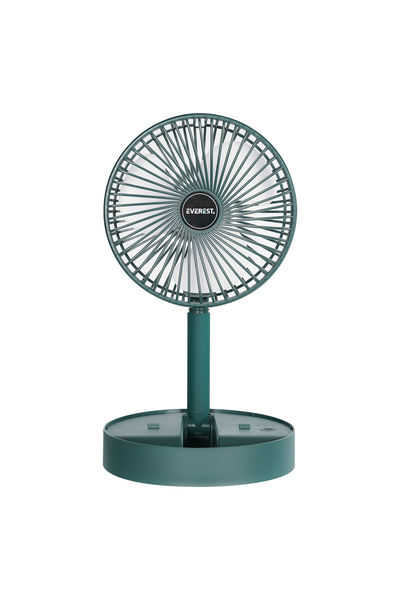 Everest Efn-605 Masaüstü Şarj Edilebilir Yeşil 800Mah Usb Fan
