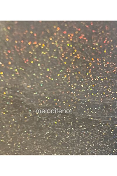 polset Silver Glitter Thin Transparent Pvc Round Oilcloth Table Cloth (Simles Are Preslid between Two Transparent Oilcloth)