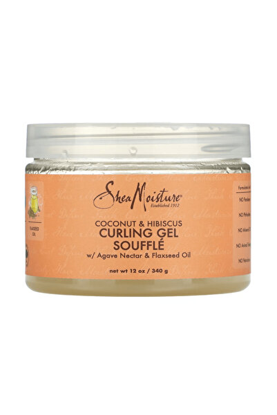 Shea Moisture جل سوفليه لتجعيد الشعر بجوز الهند والكركديه من شيا مويستر - 340ج