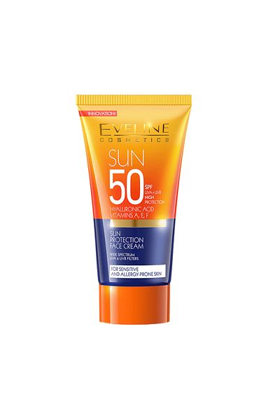 Eveline Cosmetics كريم إيفلين للوجه بحماية من الشمس SPF50 - 50 مل
