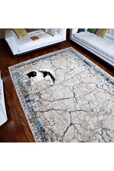 Brava Casa Covor Marbella Essence, Crem, Bej, Brad 8 mm, 100x200 cm, 1750 g/m², BravaCasa
