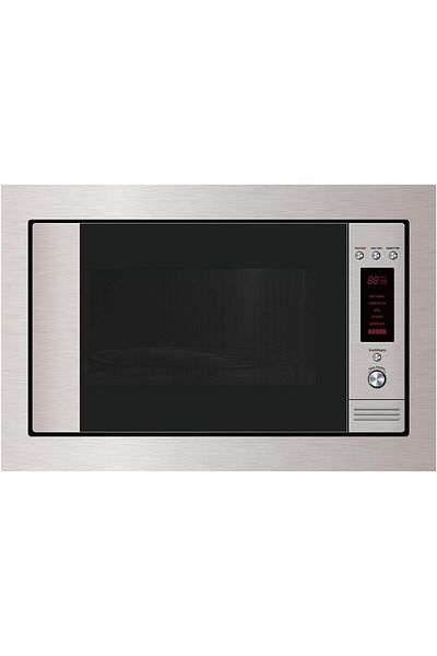ELBA - 31L Built-in Microwave Grill Defrost 6F Electronic Control - Black Glass Door Italian Technology