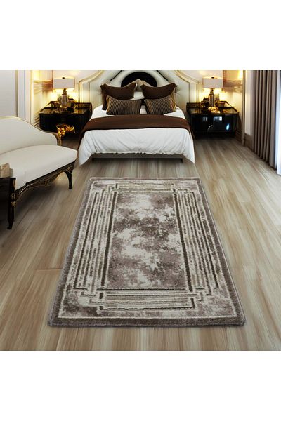 Brava Casa Beige Helikon Carpet, Beige, Cream, , Short Pile 12 mm, 80x150 cm, 2300 g/m , BravaCasa