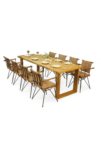 Neiwel Doer Doğal Ahşap Mutfak ve Yemek Masası-70-120