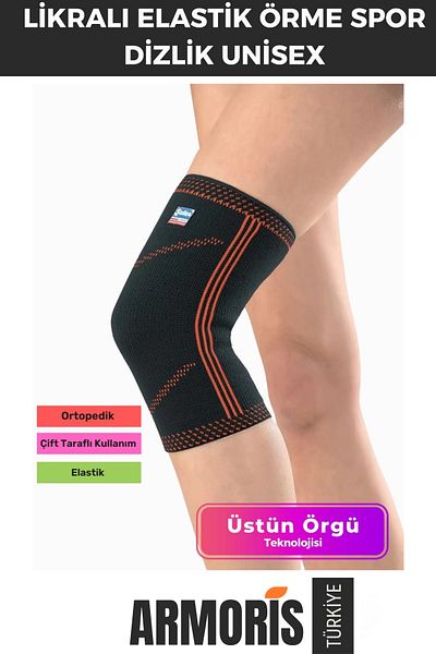 Armoris New Orthopedic Protective Double Sided Usable Elastic Knitted Lycra Compact Sports Knee Pad Unisex