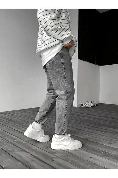 Oliggopol Ανδρικό τζιν Boyfriend Anthracite