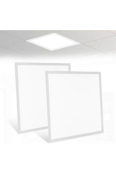 Generic MAX 2 PCS 80W LED Flat Panel Light 60x60cm Super Bright Ceiling Lights for Home & Office