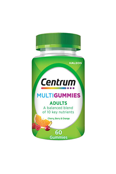 Centrum حلوى جيلاتينية متعددة للبالغين (60 حلوى جيلاتينية)