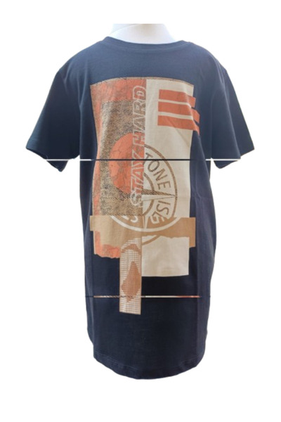 Çikoby Boy's T-Shirt Digital Printed Black