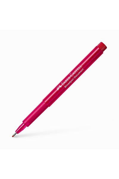 Faber Castell Faber-Castell 0.8 mm Red Fineliner Broadpen 1554