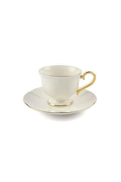 Mikasa Moor Naive Gold 6-Piece Teacup Set 220ml